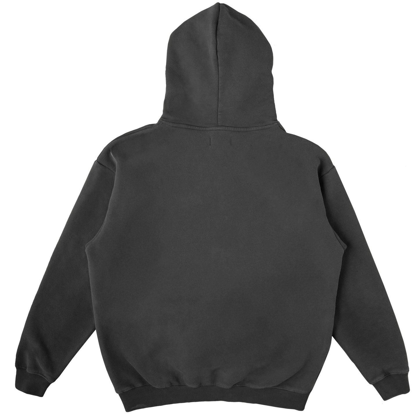 OVERSIZED LUX "SCRIPT" HOODIE - GREY / GOLD