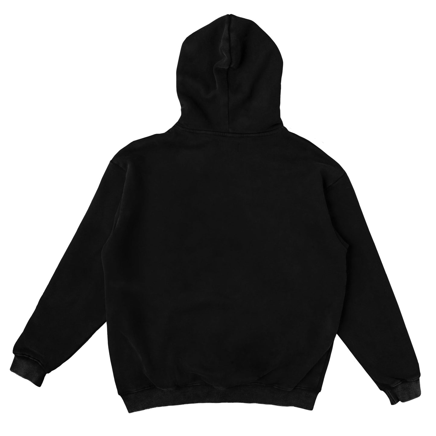 OVERSIZED LUX "SCRIPT" HOODIE - BLACKOUT