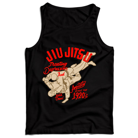 JIU JITSU DEPRESSION TANK TOP - BLACK