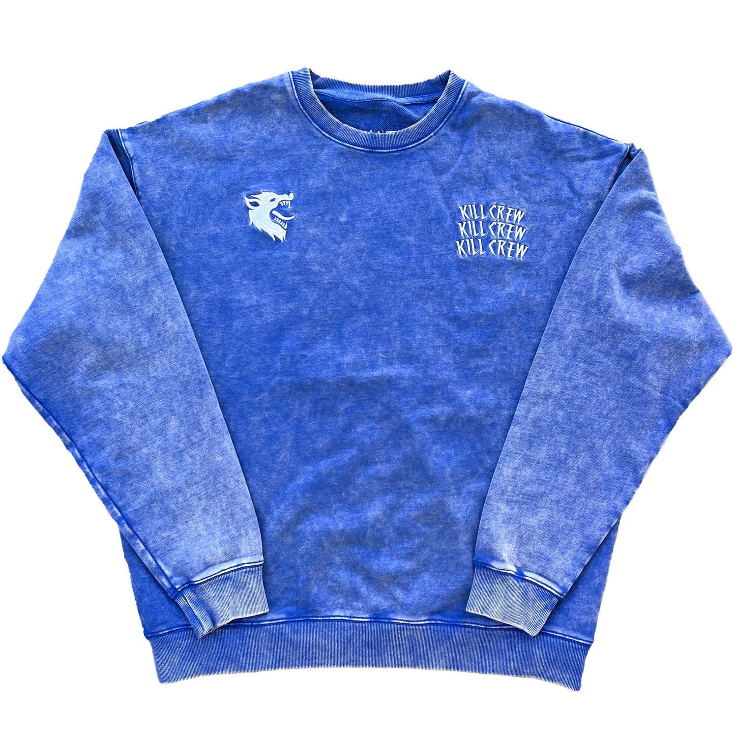 HEAVYWEIGHT LUX WOLF CREW NECK - BLUE