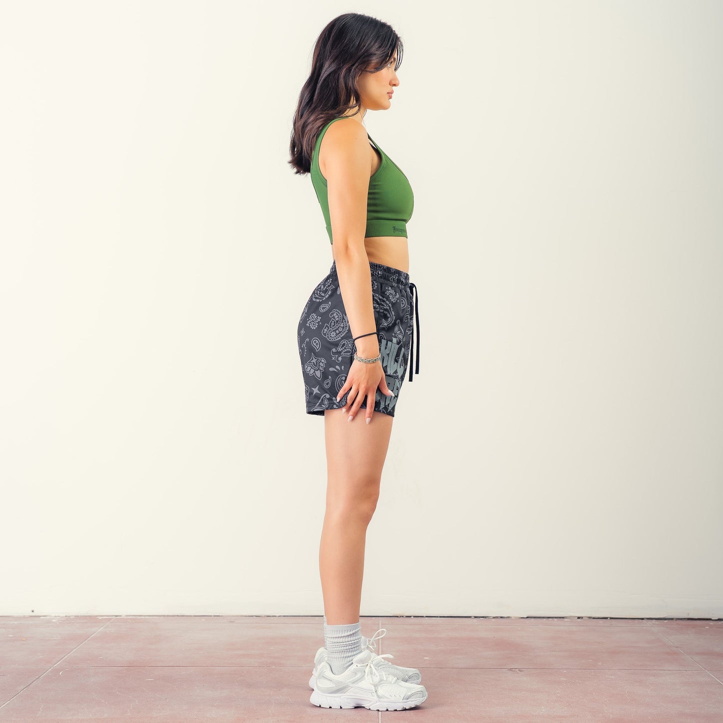 KILL CREW RIBBED SPORTS BRA - GREEN