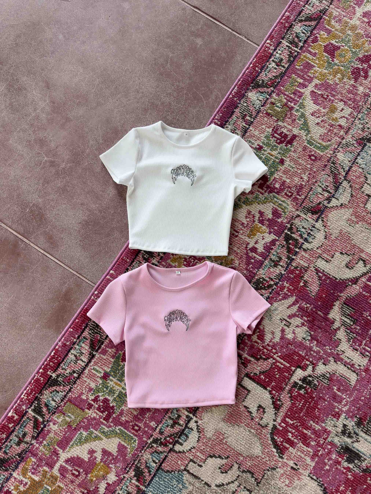 KILL CREW RIBBED BABY TEE - WHITE