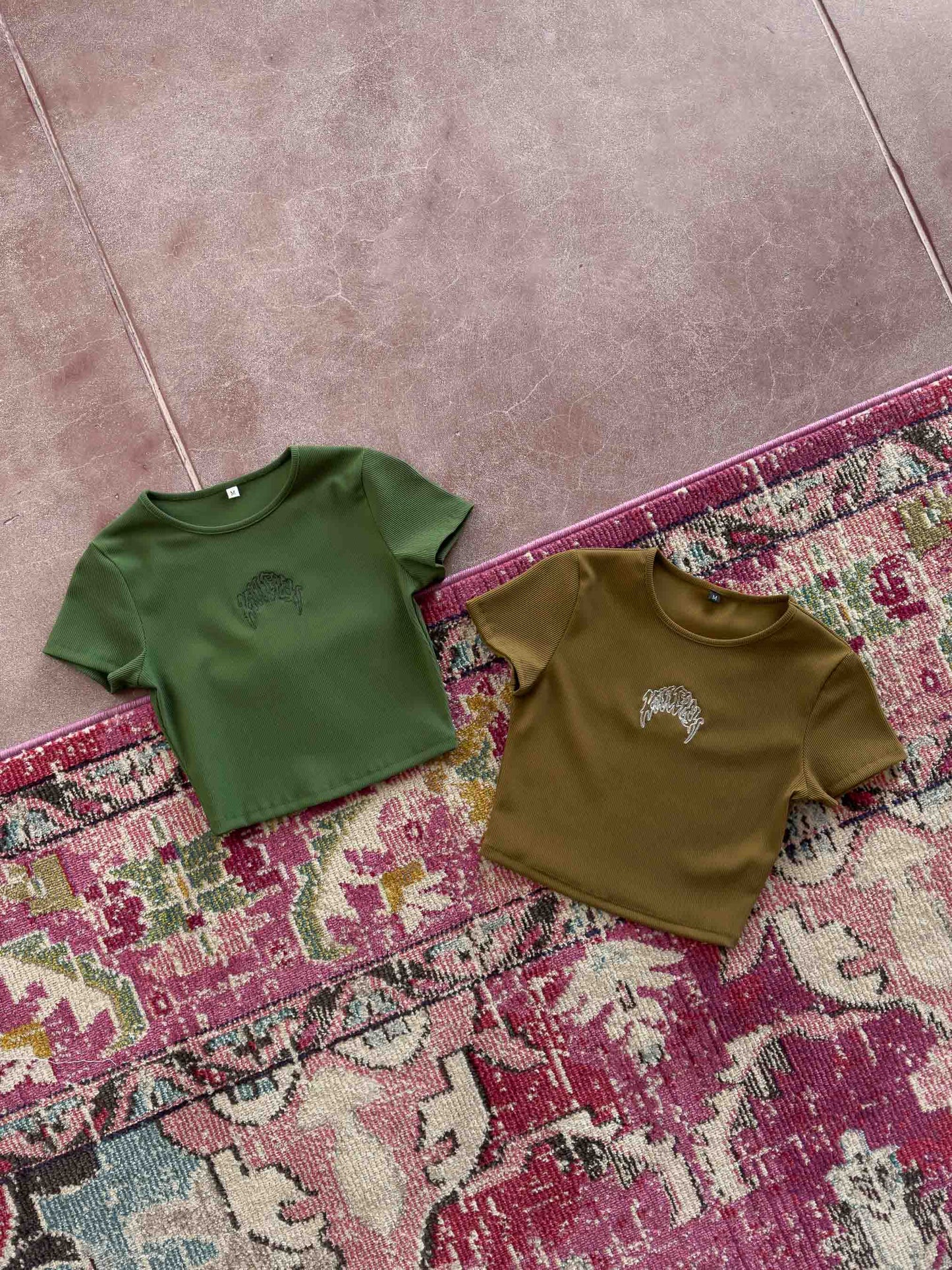 KILL CREW RIBBED BABY TEE - GREEN