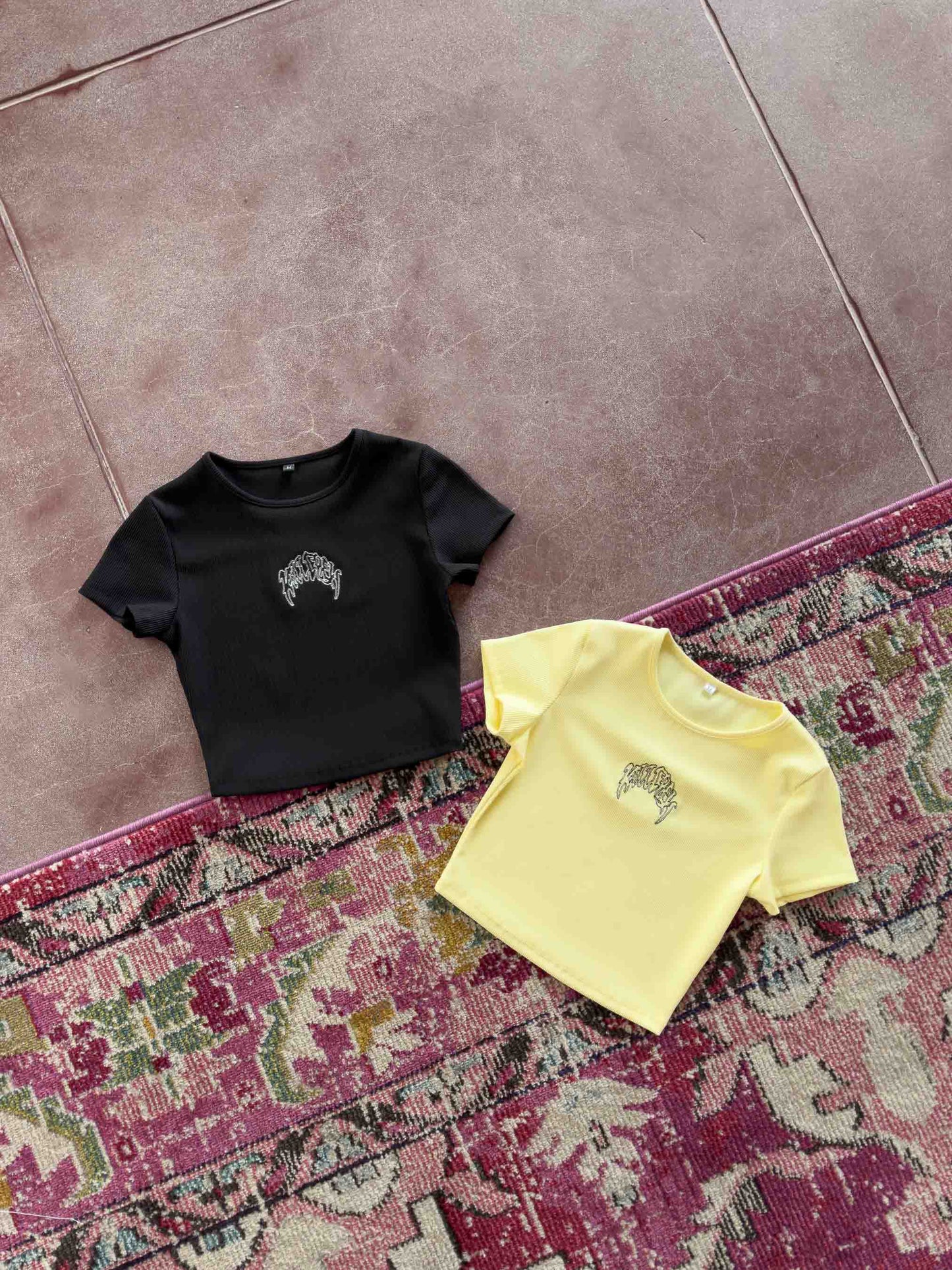 KILL CREW RIBBED BABY TEE - BLACK