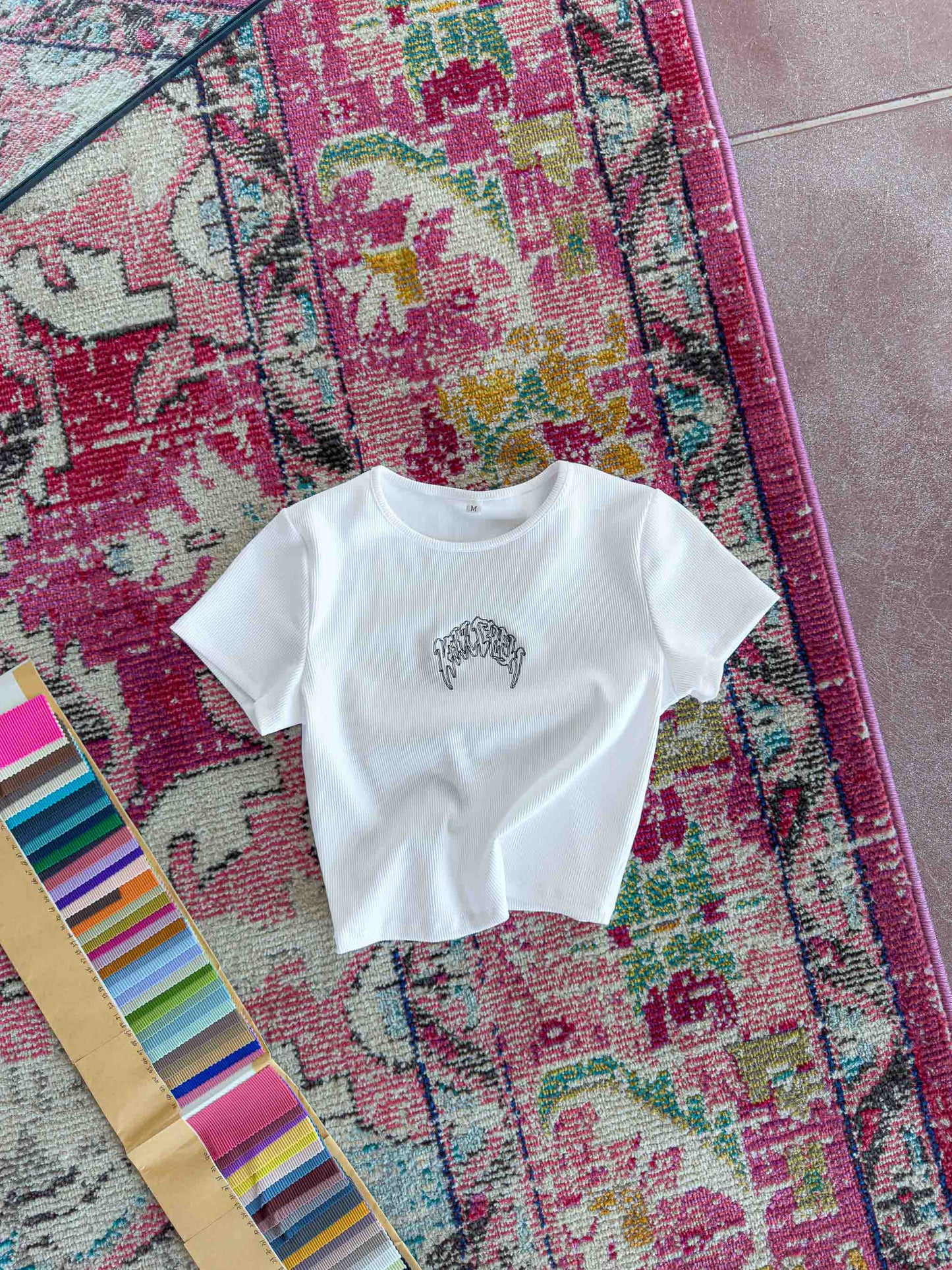 KILL CREW RIBBED BABY TEE - WHITE