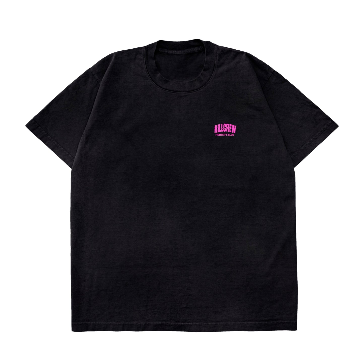 RELAXED FIT RIGOROUS TRAINING T-SHIRT - BLACK / PINK