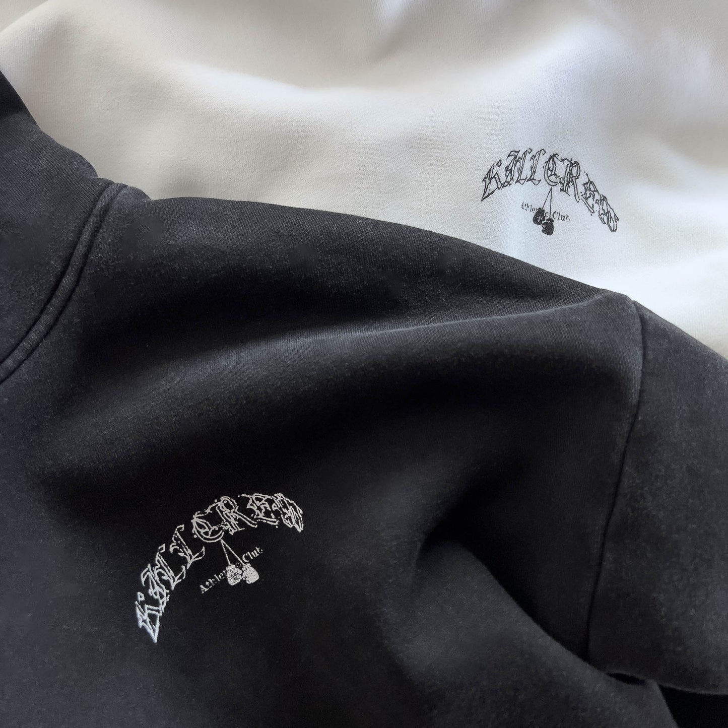 OVERSIZED LUX "VINTAGE BOXING" HOODIE - BLACK