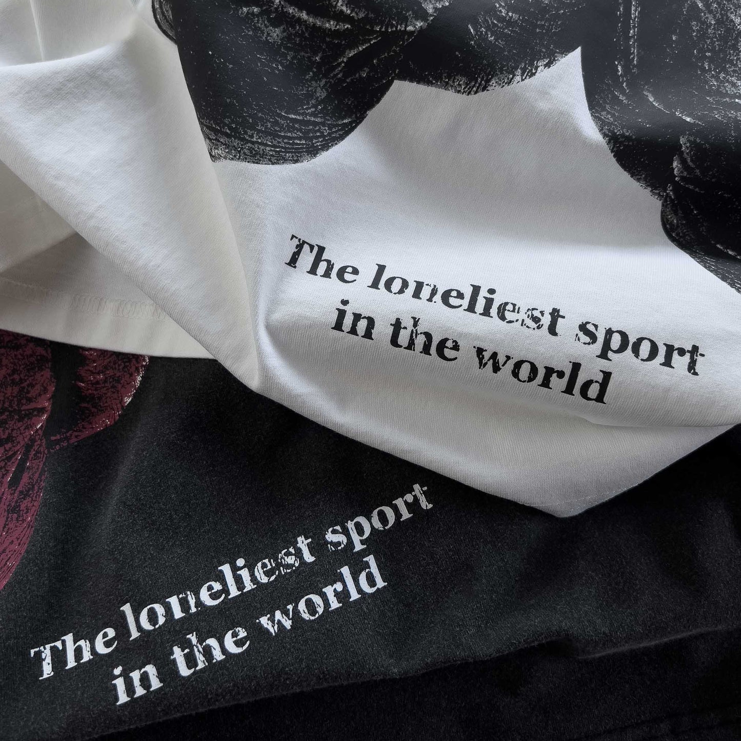 RELAXED FIT LUX "VINTAGE BOXING" T-SHIRT - WHITE