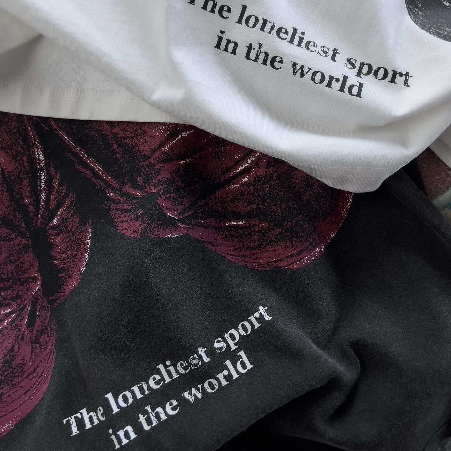 RELAXED FIT LUX "VINTAGE BOXING" T-SHIRT - BLACK