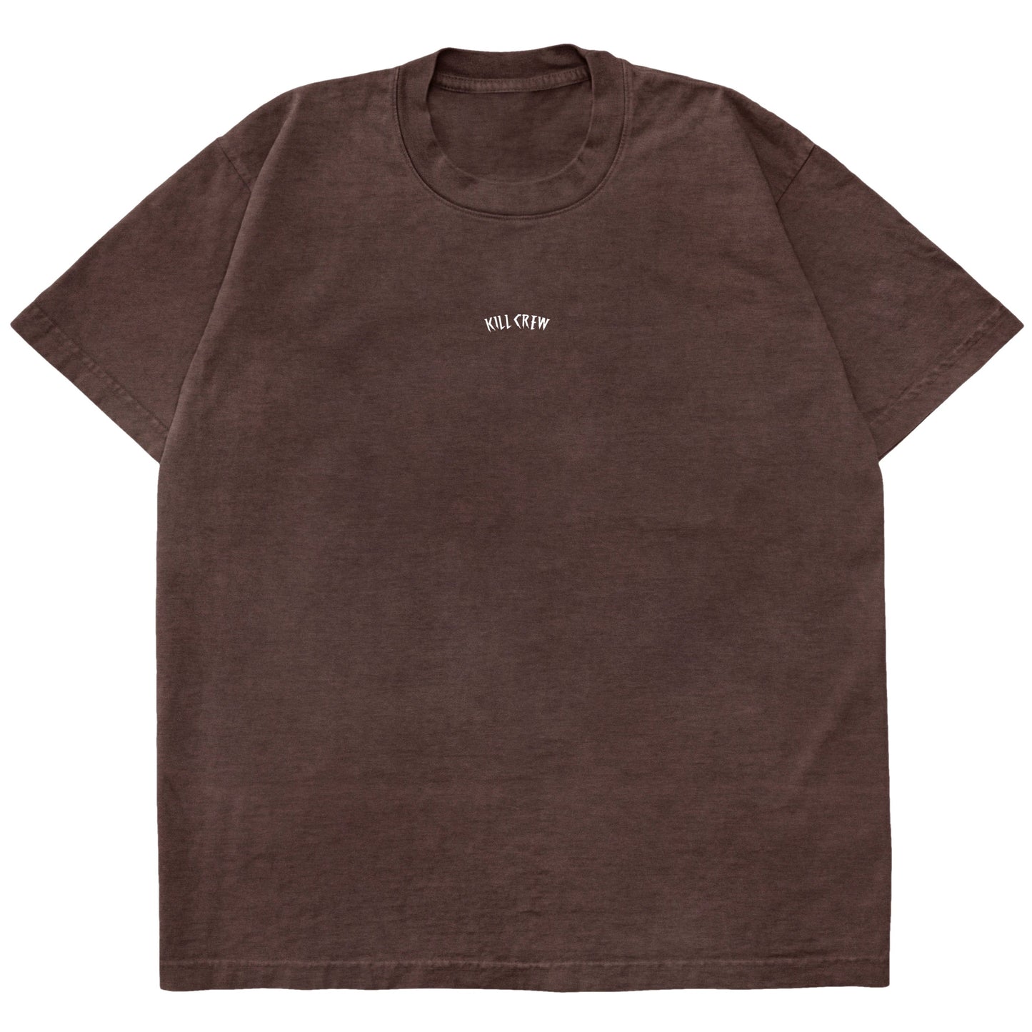 RELAXED FIT LUX "SIMPLE" T-SHIRT - BROWN