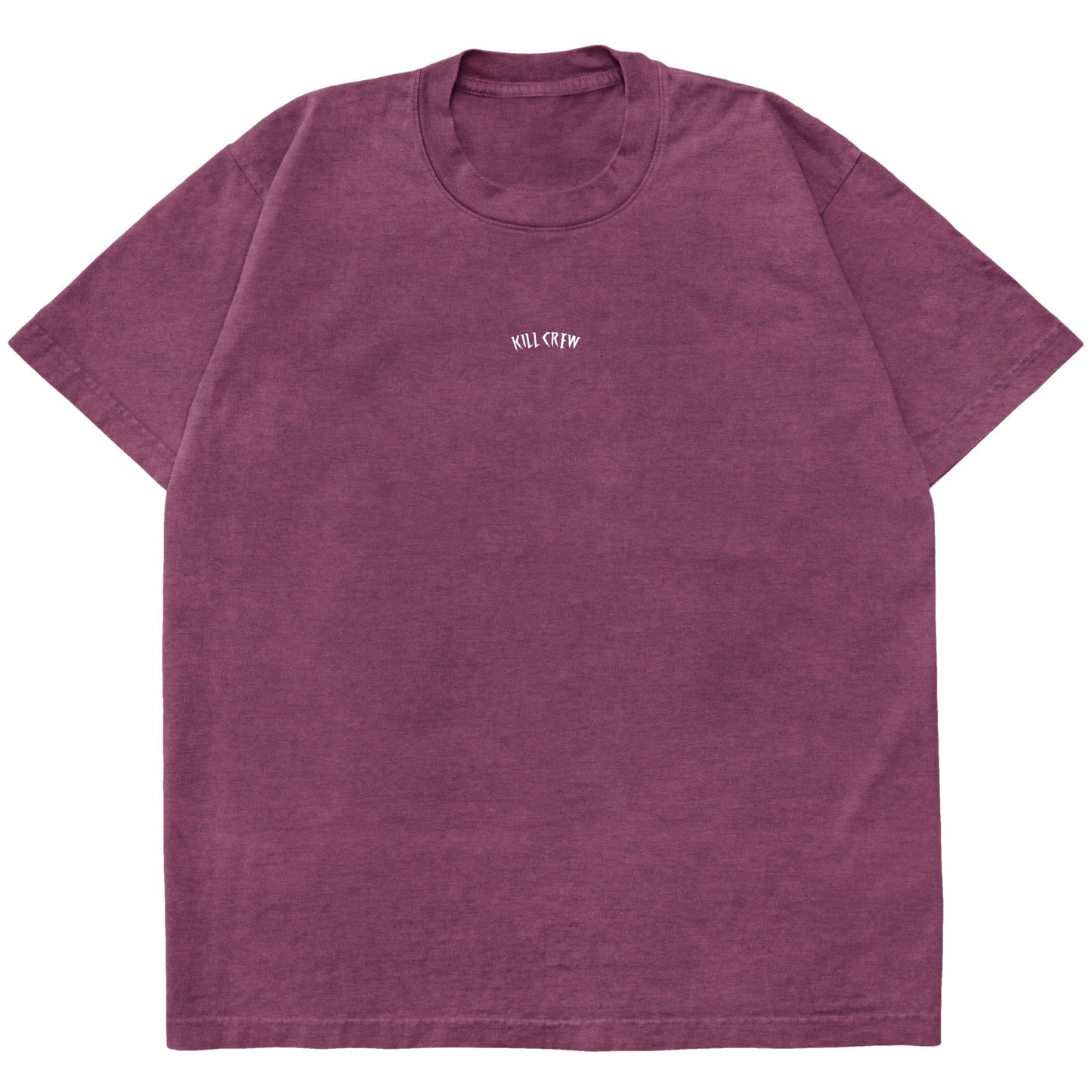RELAXED FIT LUX "SIMPLE" T-SHIRT - BURGUNDY