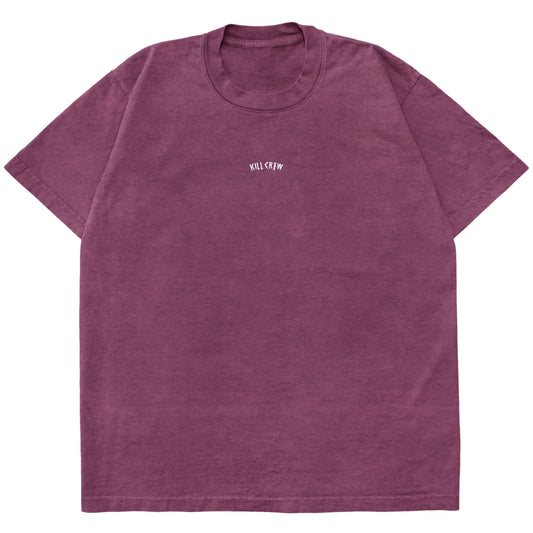 RELAXED FIT LUX "SIMPLE" T-SHIRT - BURGUNDY