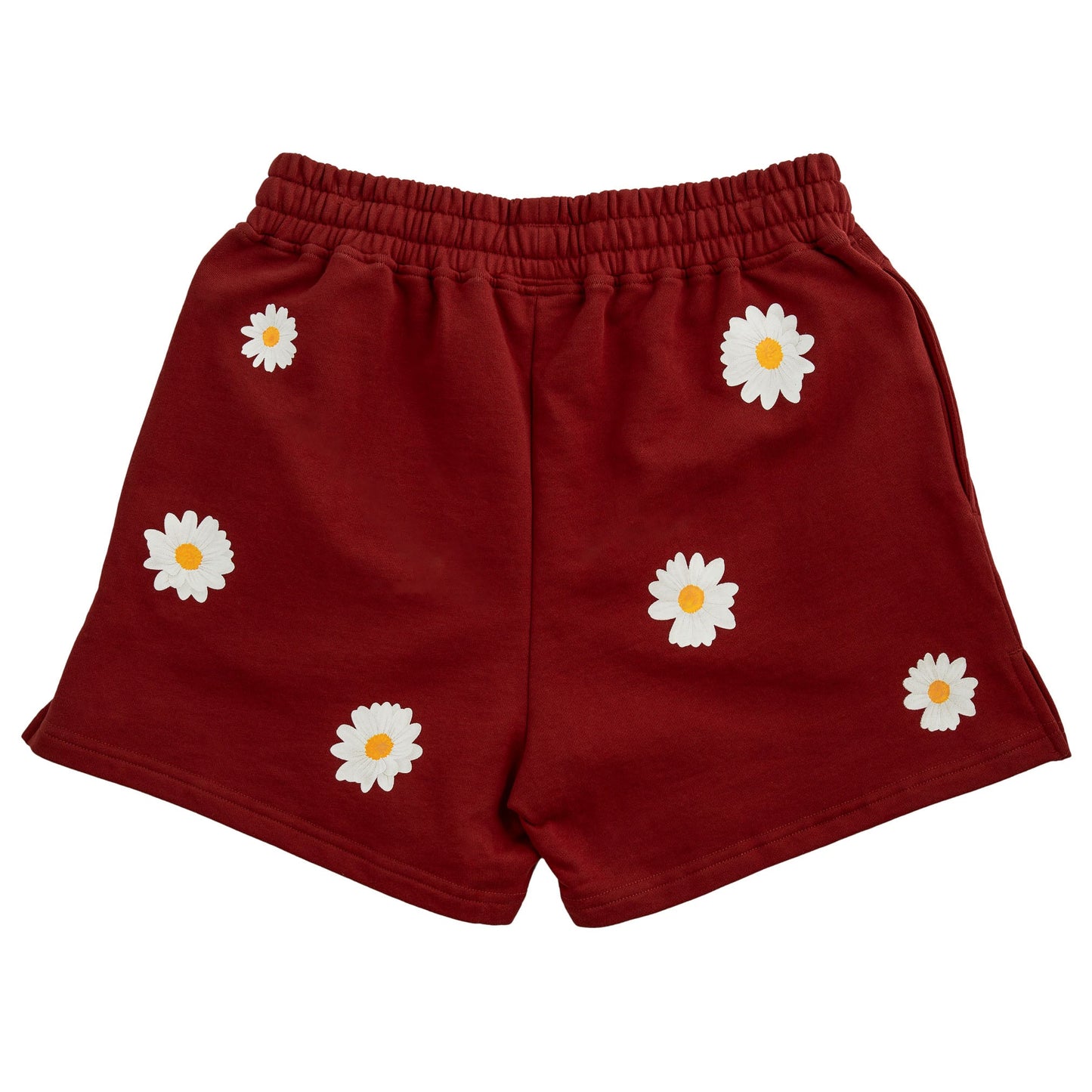 COTTON SHORTS (MID THIGH CUT) DAISY - MAROON