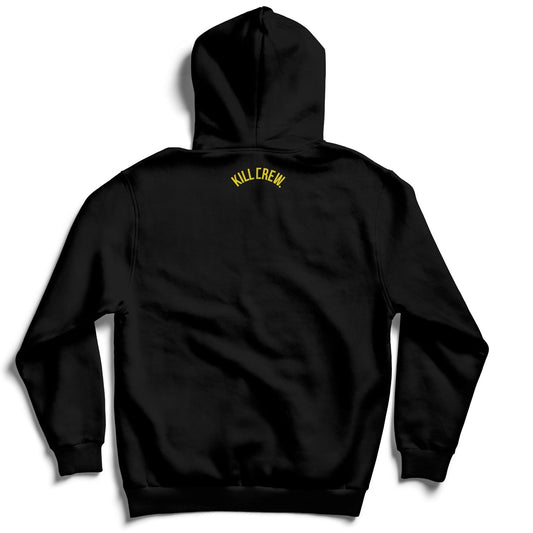 BATTLE SCARS PATCH HOODIE - BLACK
