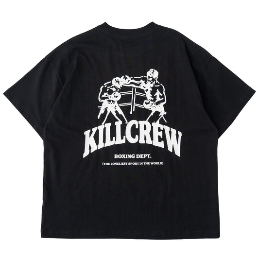 RELAXED FIT BOXING DEPARTMENT T-SHIRT - BLACK / WHITE