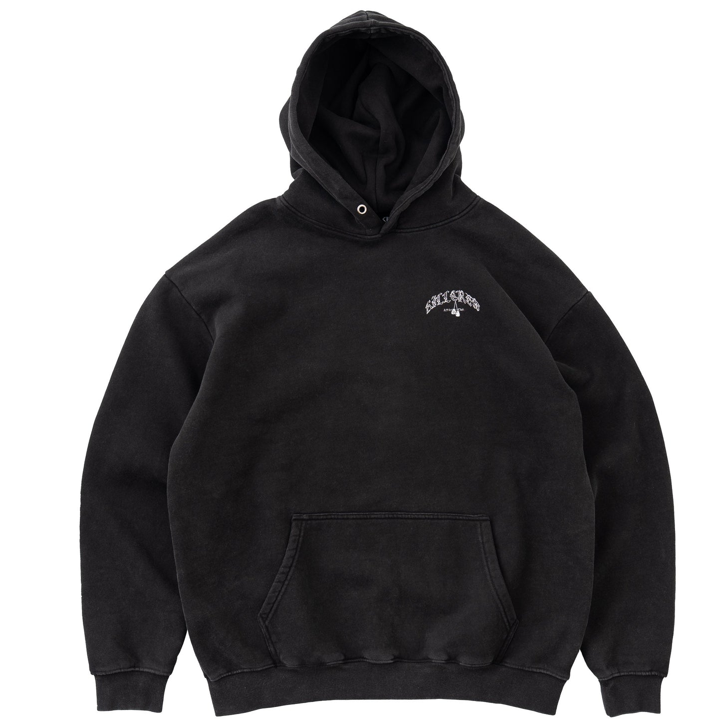 OVERSIZED LUX "VINTAGE BOXING" HOODIE - BLACK
