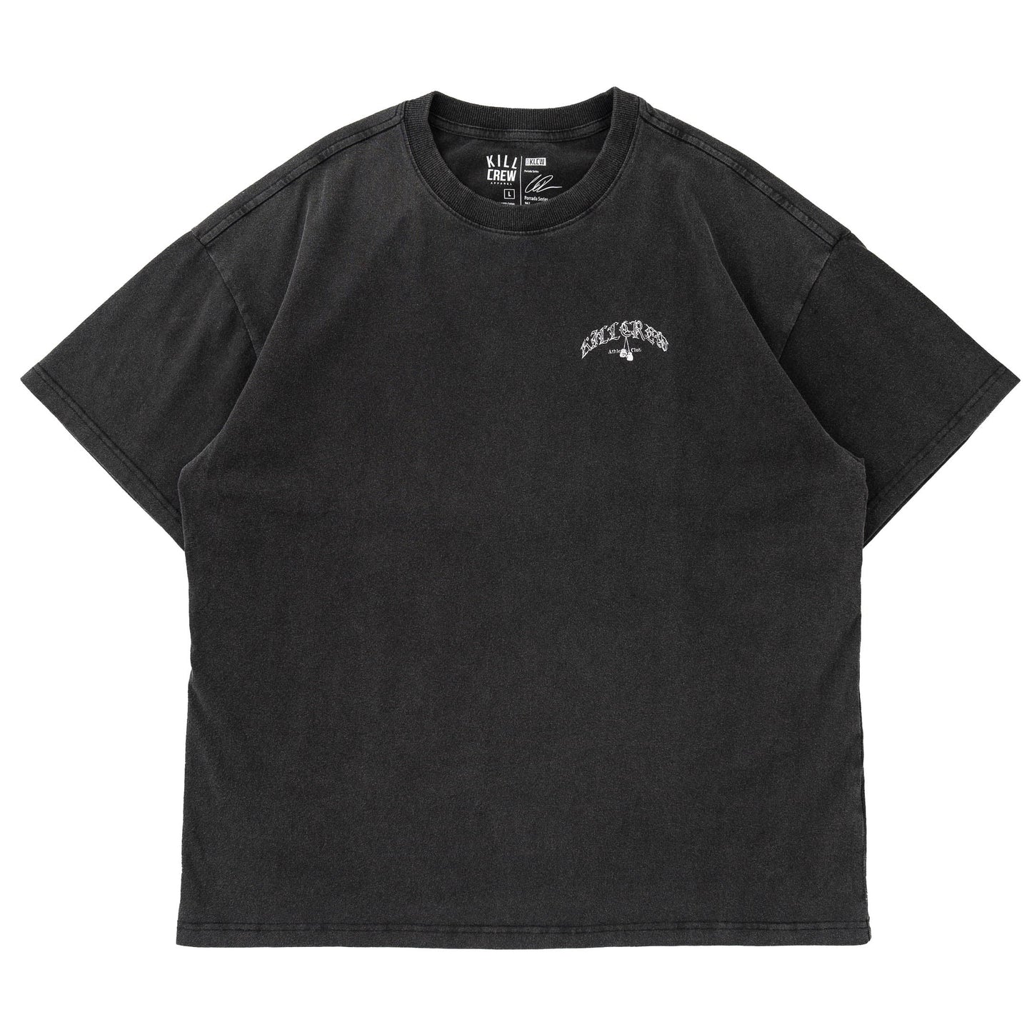 RELAXED FIT LUX "VINTAGE BOXING" T-SHIRT - BLACK