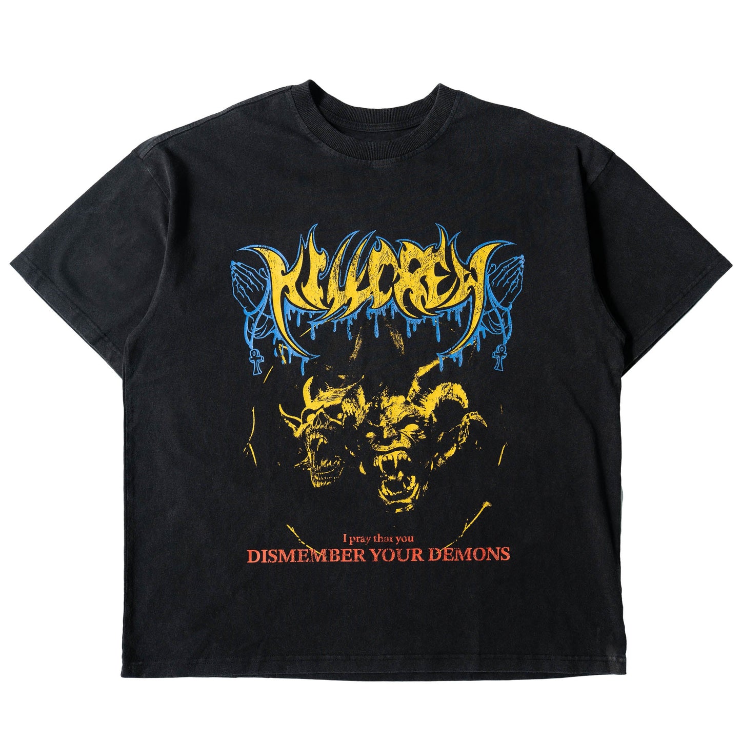 RELAXED FIT LUX DISMEMBER YOUR DEMONS T-SHIRT