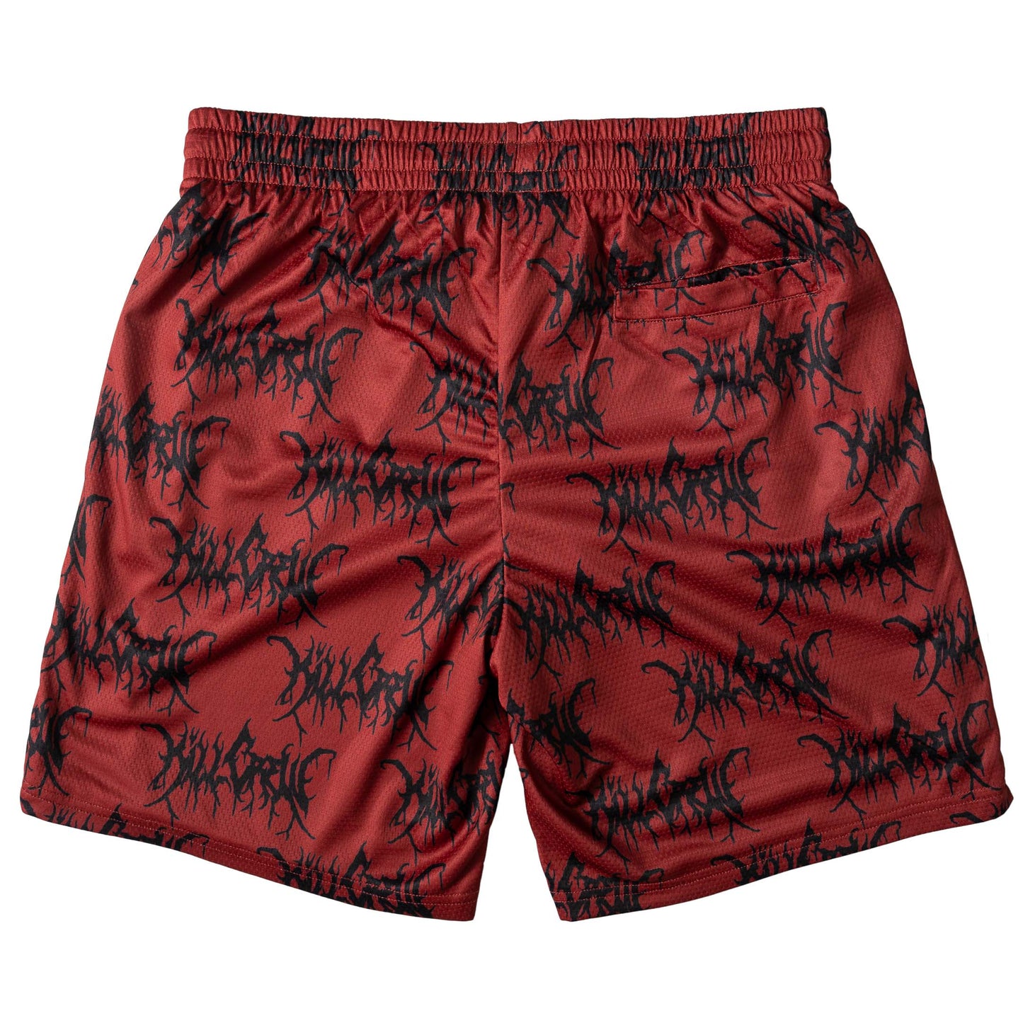 KILL CREW ALL OVER SHORTS (RELAXED CUT) - RED / BLACK