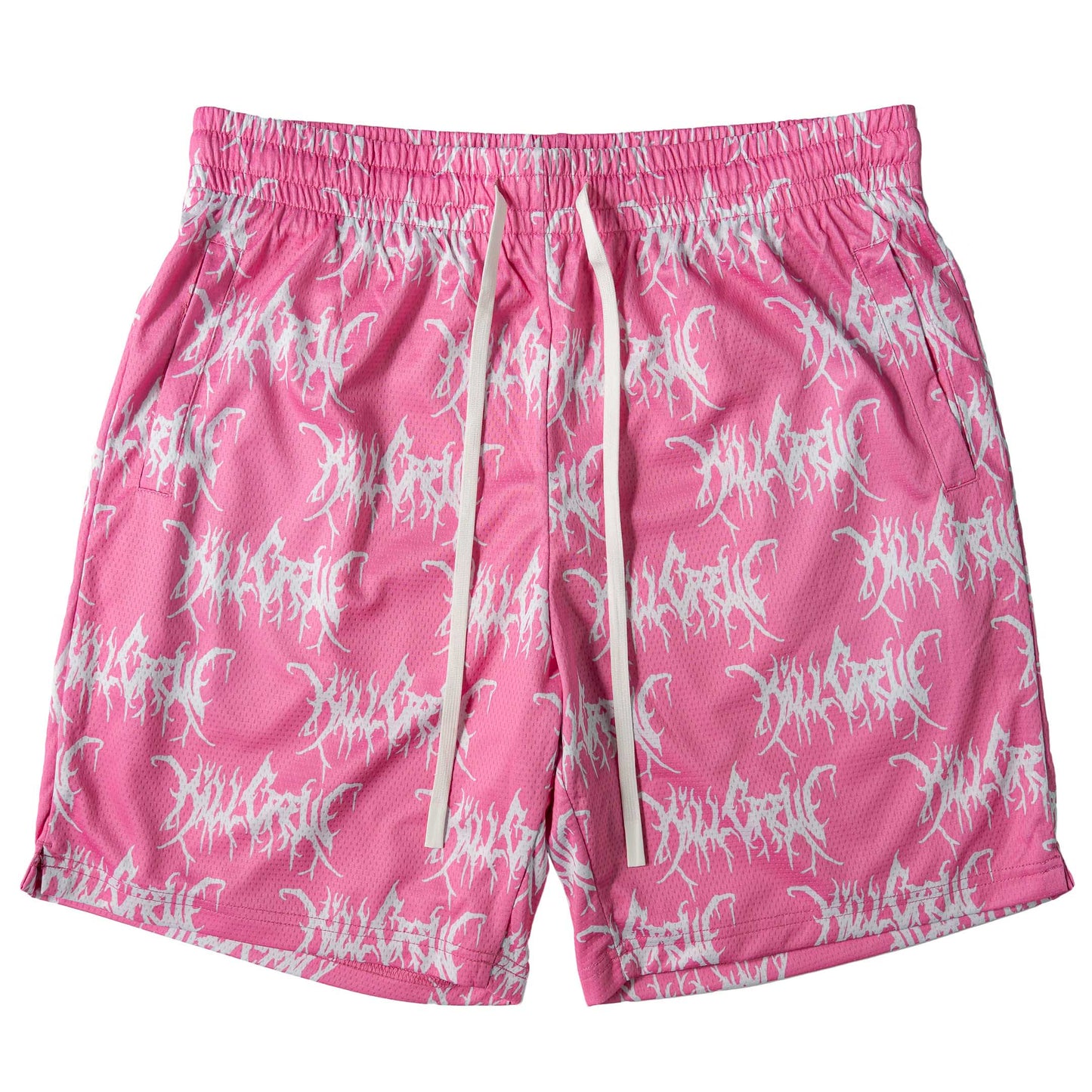 KILL CREW ALL OVER SHORTS (RELAXED CUT) - PINK / WHITE