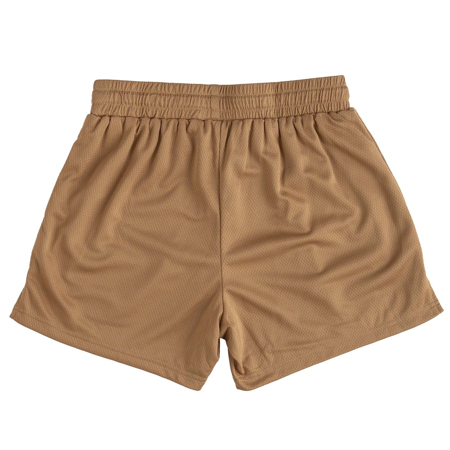 MUAY THAI SHORTS (MID THIGH CUT) - SAND