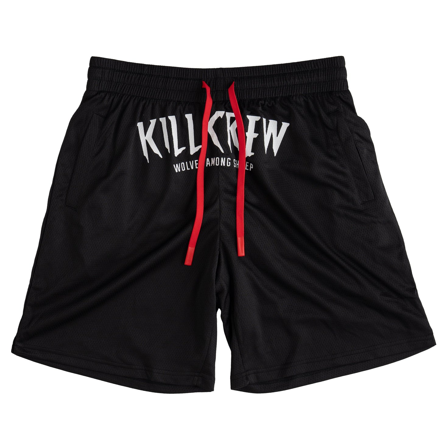 RELAXED CUT WOLVES SHORTS - BLACK