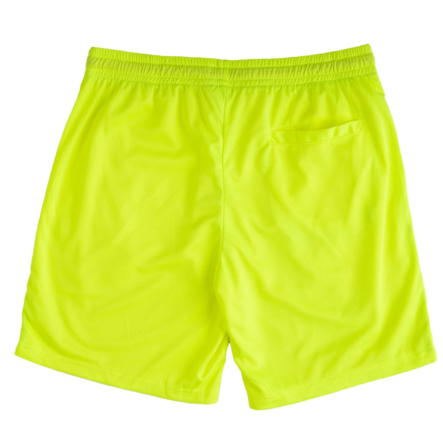 RELAXED CUT FLAME SHORTS - NEON YELLOW / BLACK