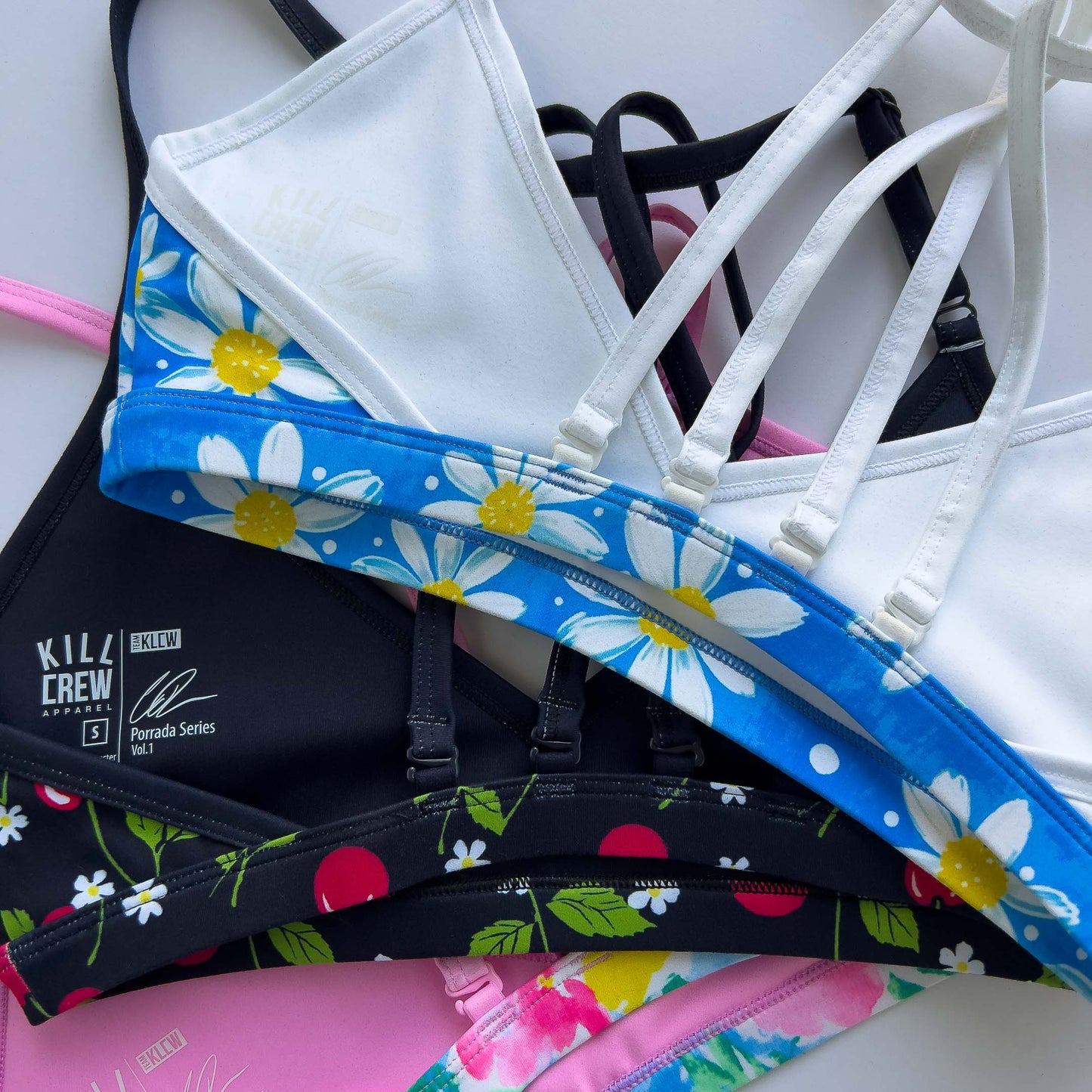 MEDIUM SUPPORT SPORTS BRA "DAISY FIELD"