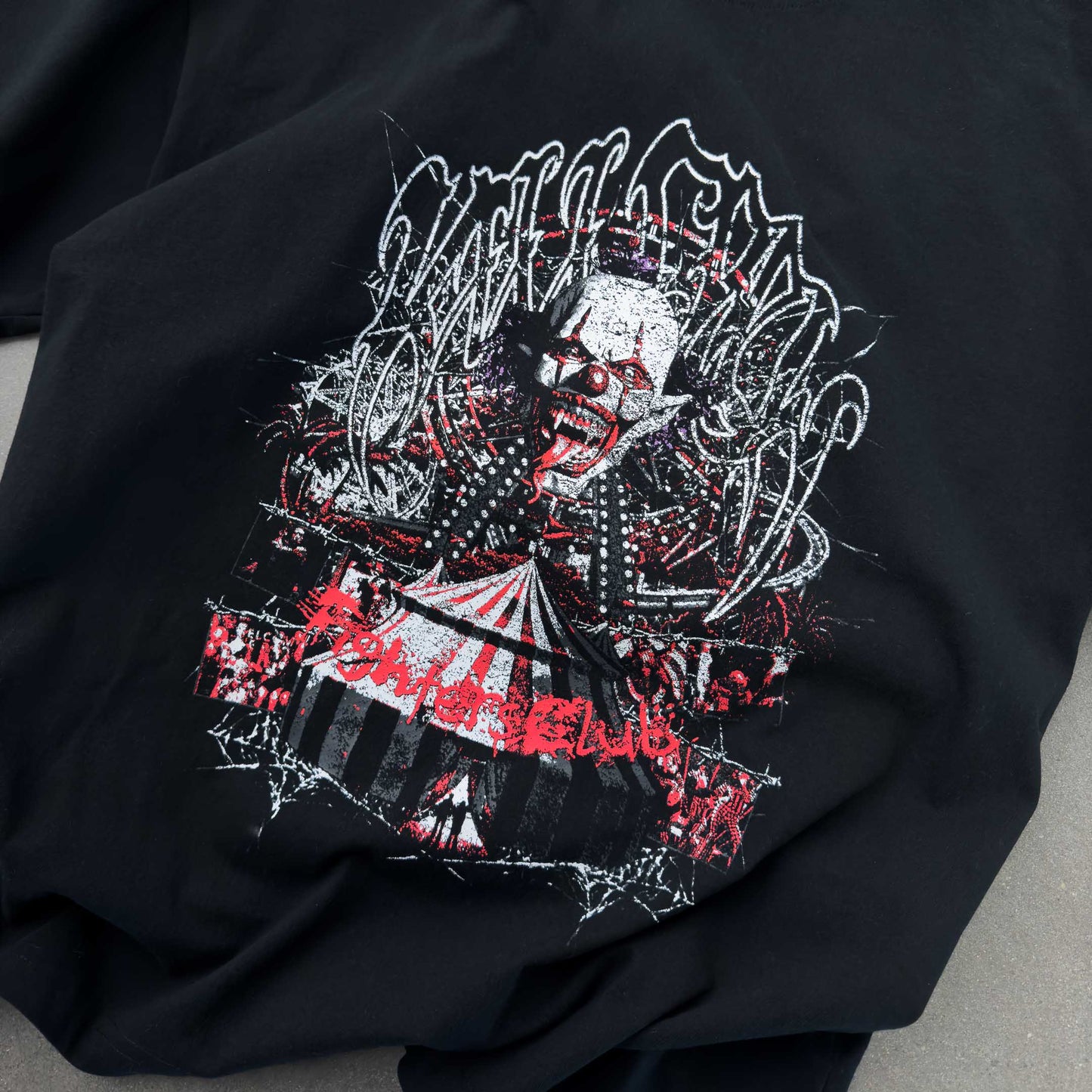 RELAXED FIT LUX CARNIVAL T-SHIRT - BLACK