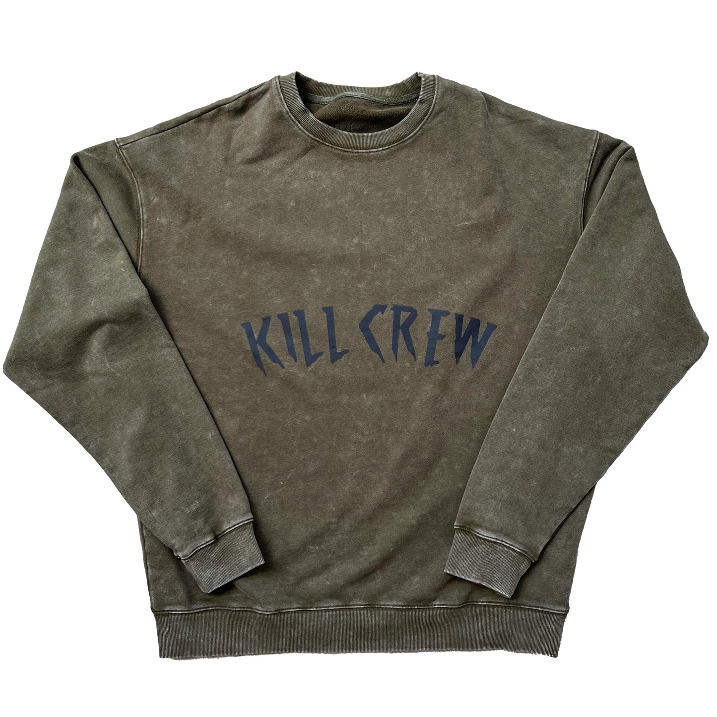 HEAVYWEIGHT LUX "KILL CREW" CREW NECK - OLIVE