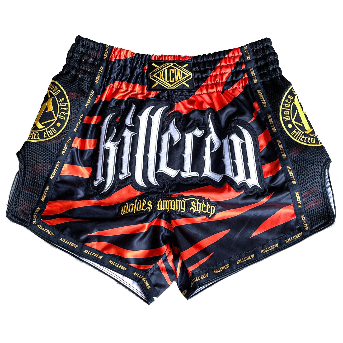 MUAY THAI FIGHT SHORTS -  TIGER ORANGE