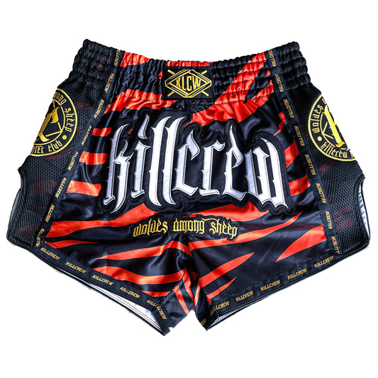 MUAY THAI FIGHT SHORTS -  TIGER ORANGE