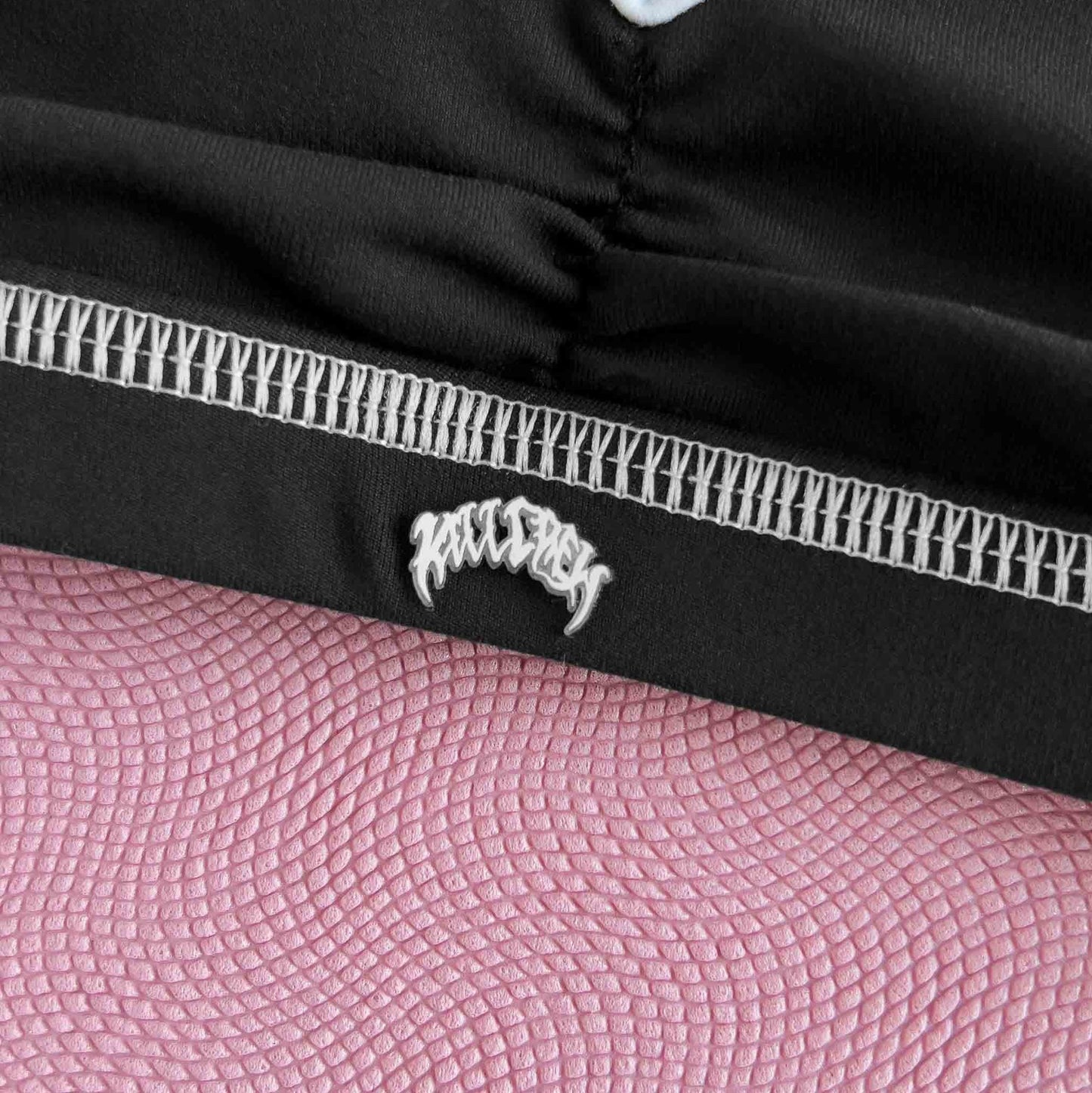 OUTSEAM SPORTS BRA - BLACK / WHITE