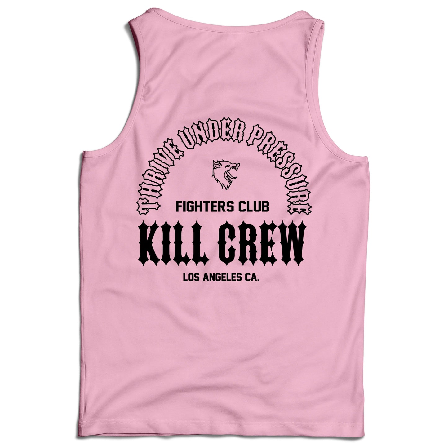 THRIVE UNDER PRESSURE TANK TOP - PINK / BLACK