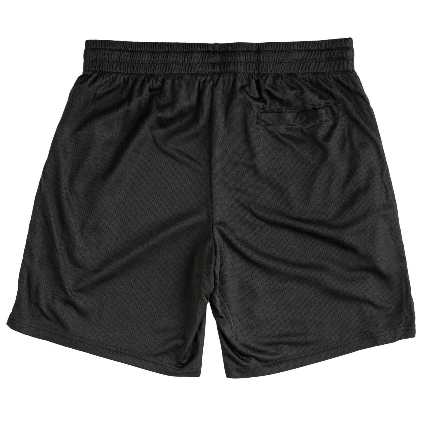 RELAXED CUT FLAME SHORTS - BLACK / WHITE