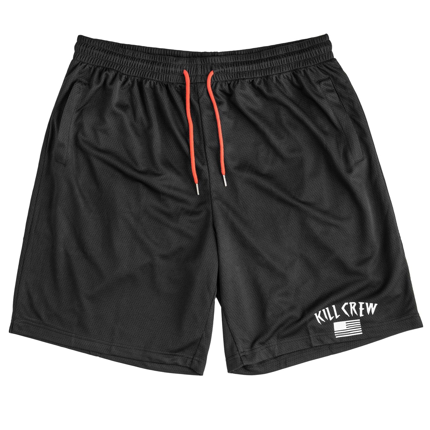 RELAXED CUT FLAG SHORTS - BLACK