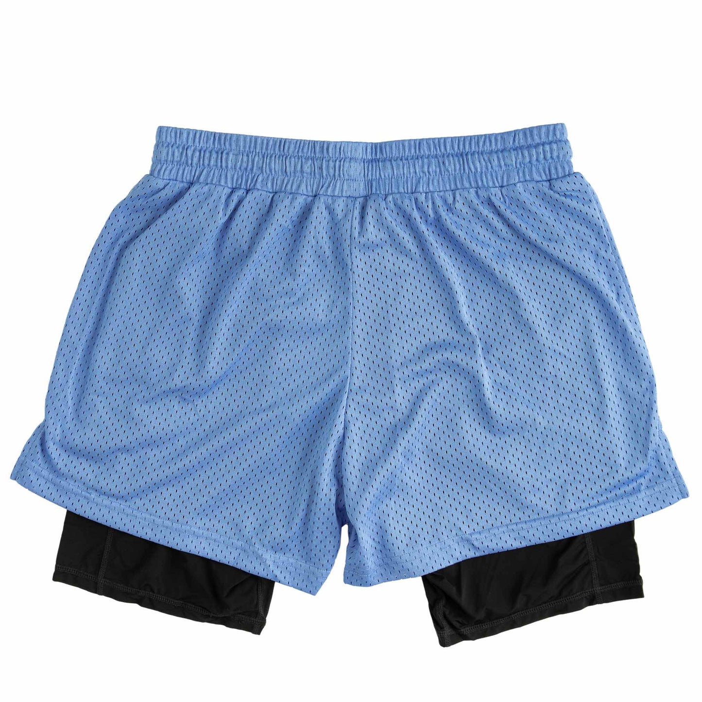 TRAINING SHORT WITH LINER - BLUE