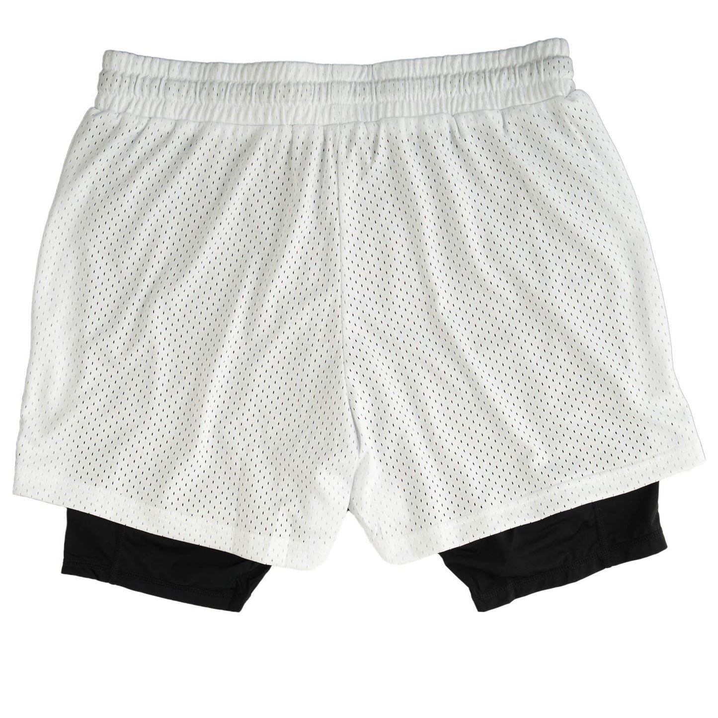 TRAINING SHORT WITH LINER - WHITE