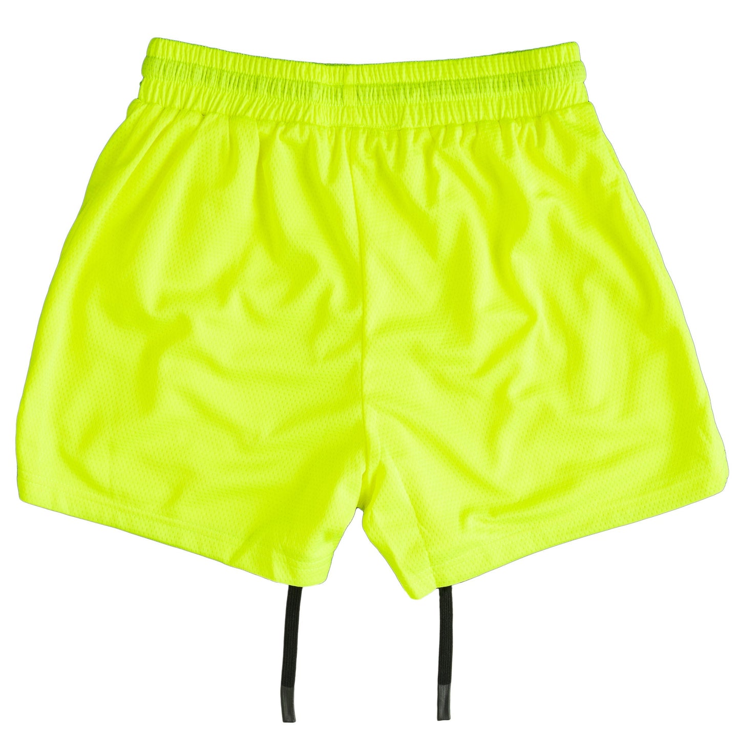 MUAY THAI SHORTS (MID THIGH CUT) - NEON YELLOW