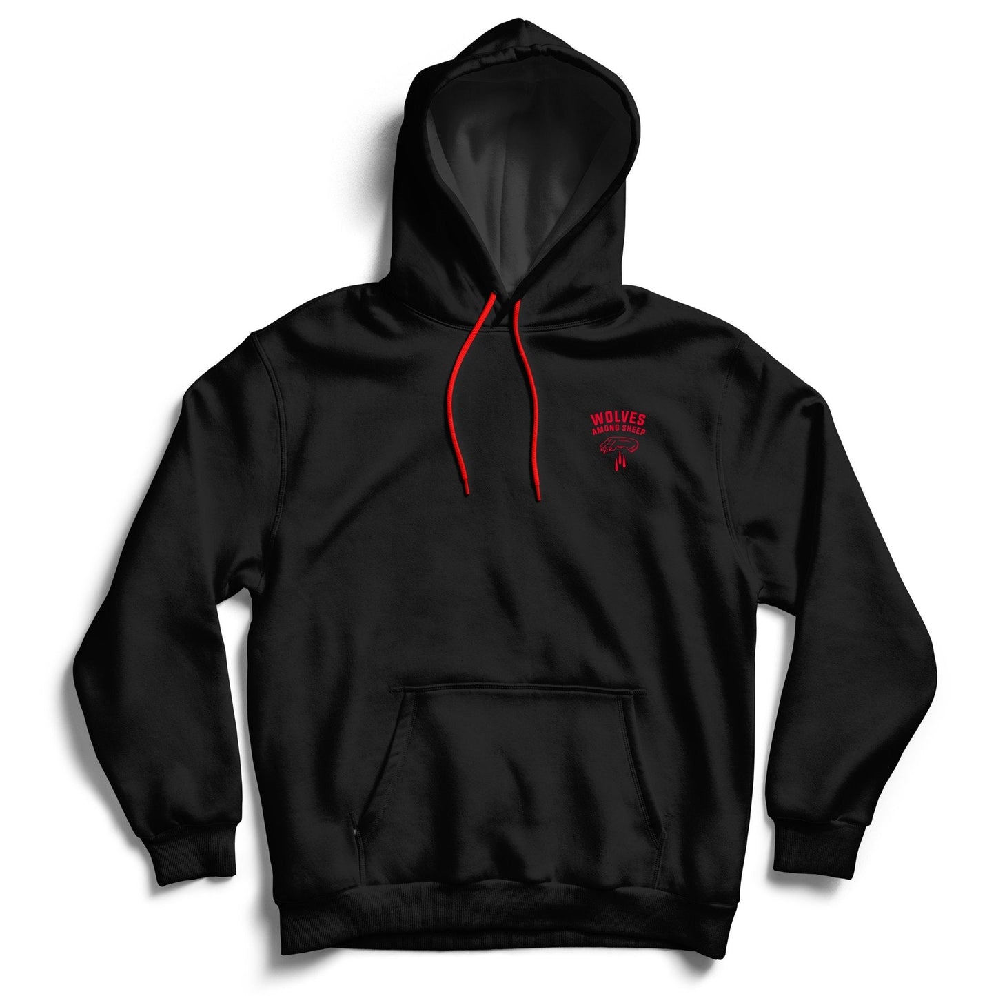 WOLVES AMONG SHEEP HOODIE v2 - BLACK