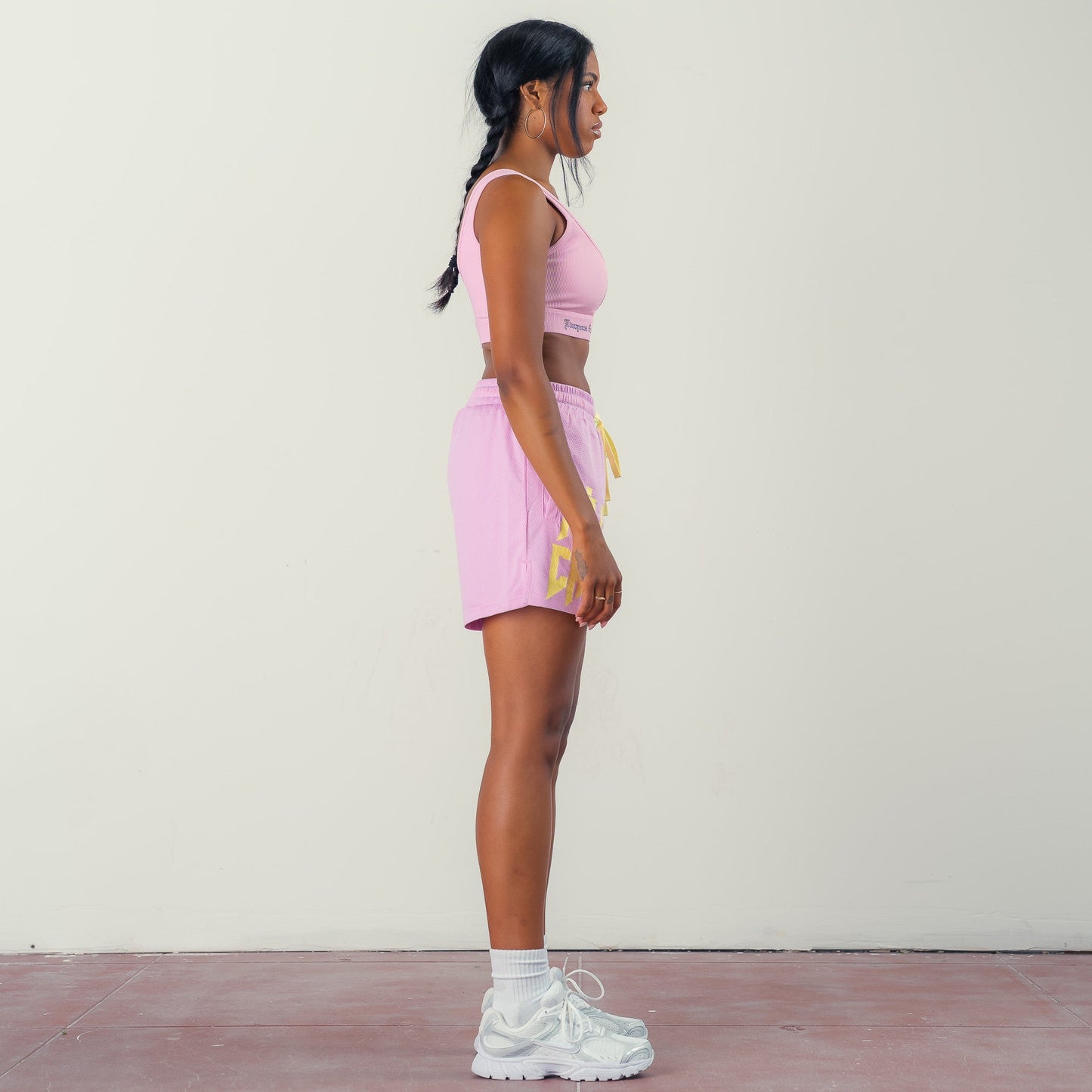 KILL CREW RIBBED SPORTS BRA - PINK